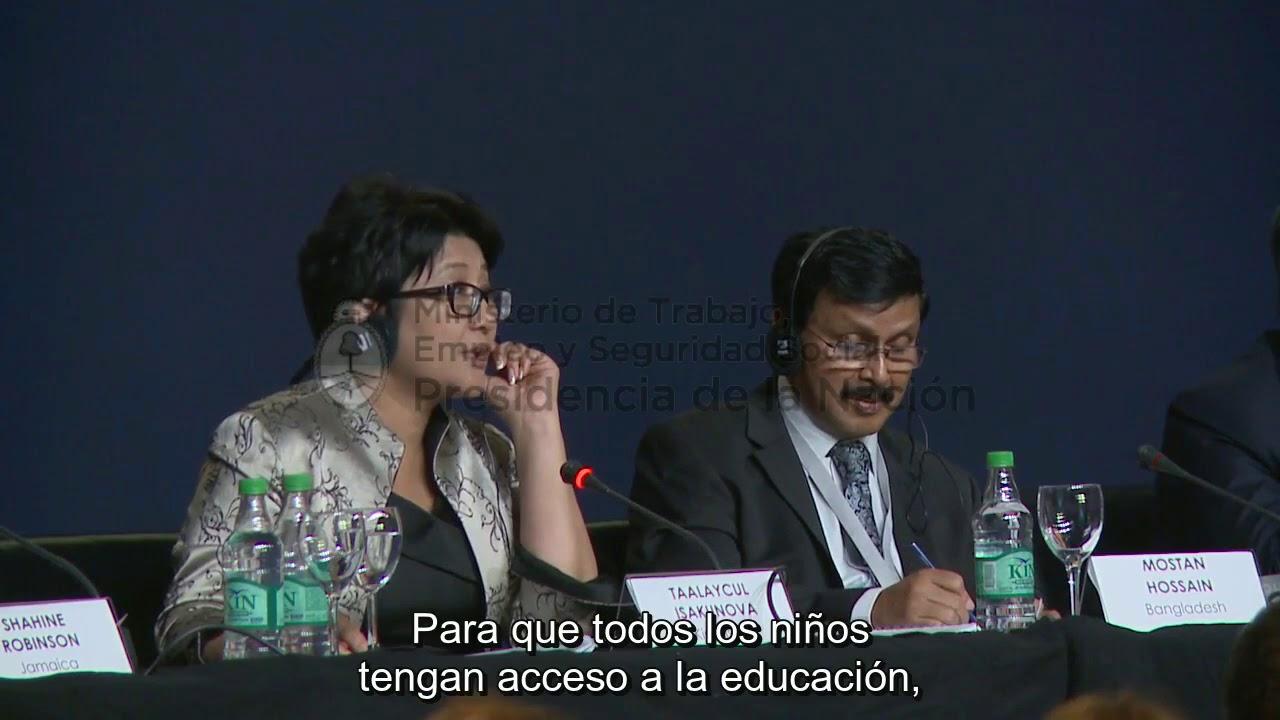 PANEL 5 – EL TRABAJO INFANTIL PELIGROSO Y EL TRABAJO SEGURO Y SALUDABLE PARA LOS JÓVENES​
